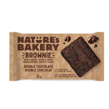 Barres de brownies Double chocolat